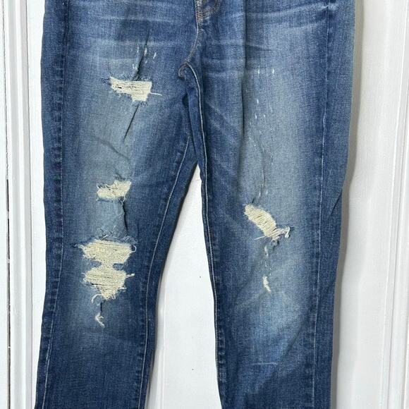J Brand Jeans Distressed Caitland Slim Boyfriend Blitz Jeans Women's Size 27 - Picture 4 of 10